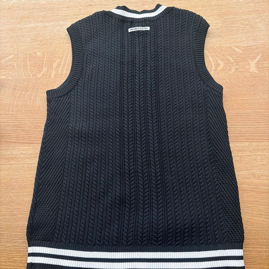 PEARLY GATES メンズベスト サイズ5 ブラック