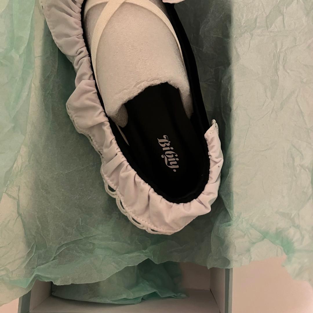 バレエ bibiy B. LACE BALLERINAS BLACK