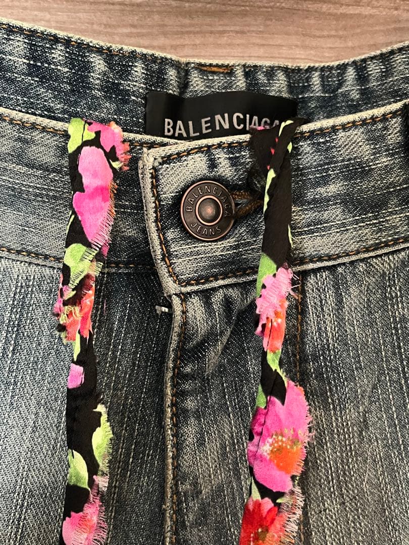 balenciaga 24AW y2k トライバル バギー デニム