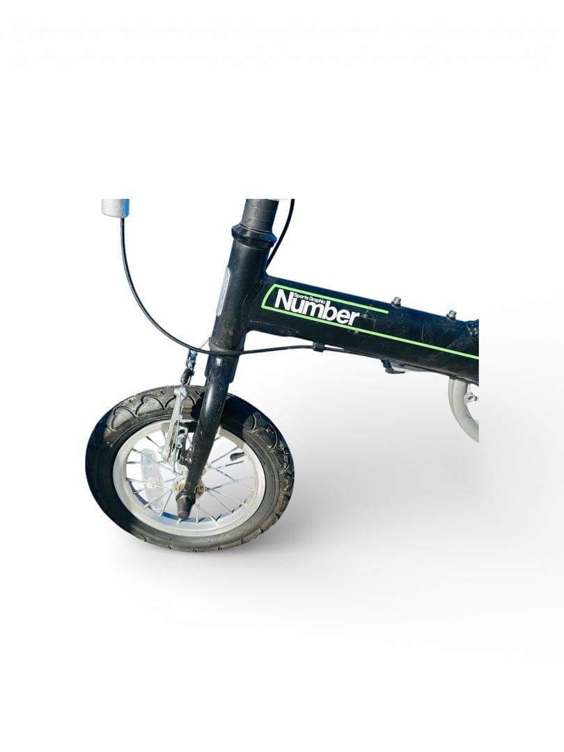 Number 折りたたみ自転車 黒 小径