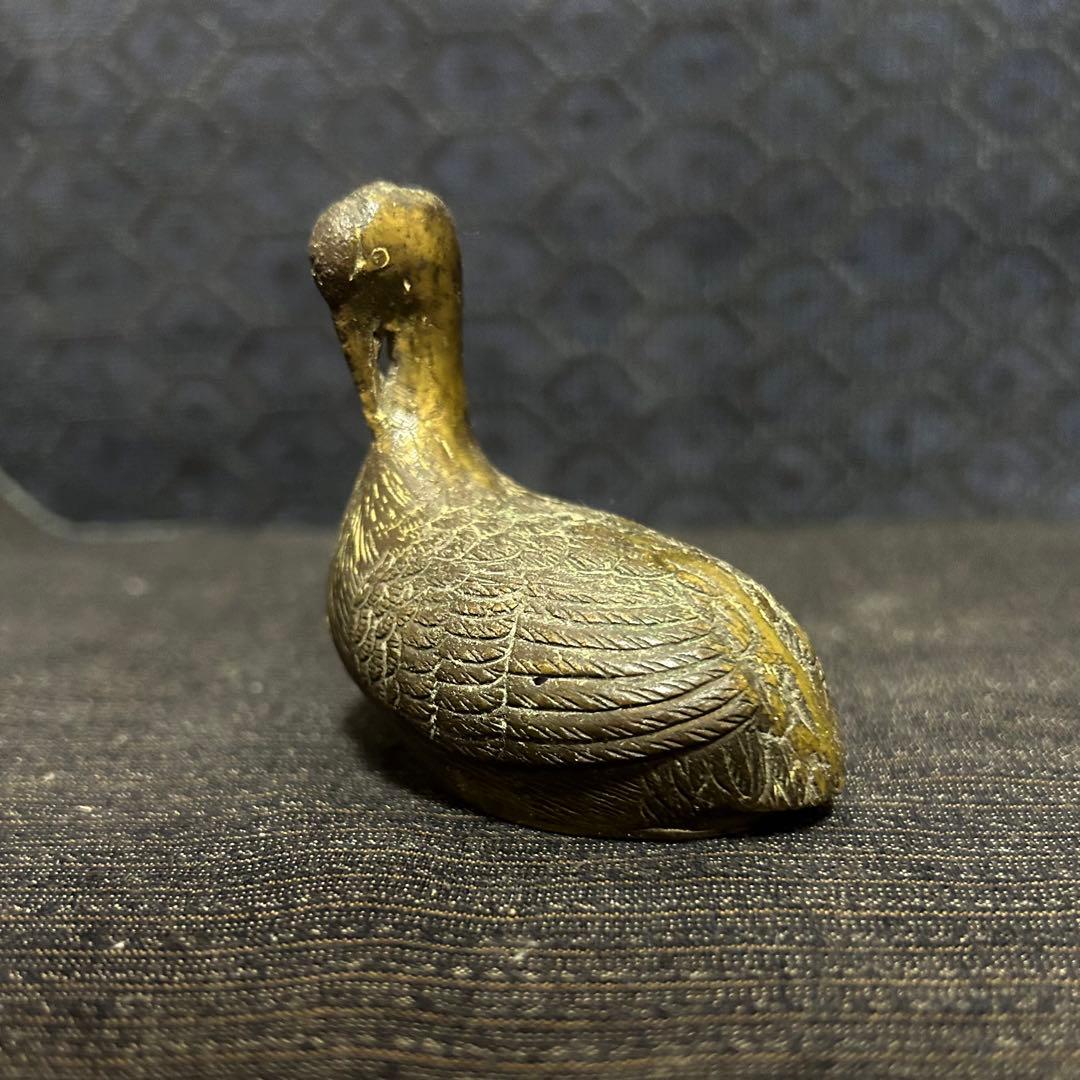 書家コレクションより　古銅、水滴、書鎮など色々まとめて四点