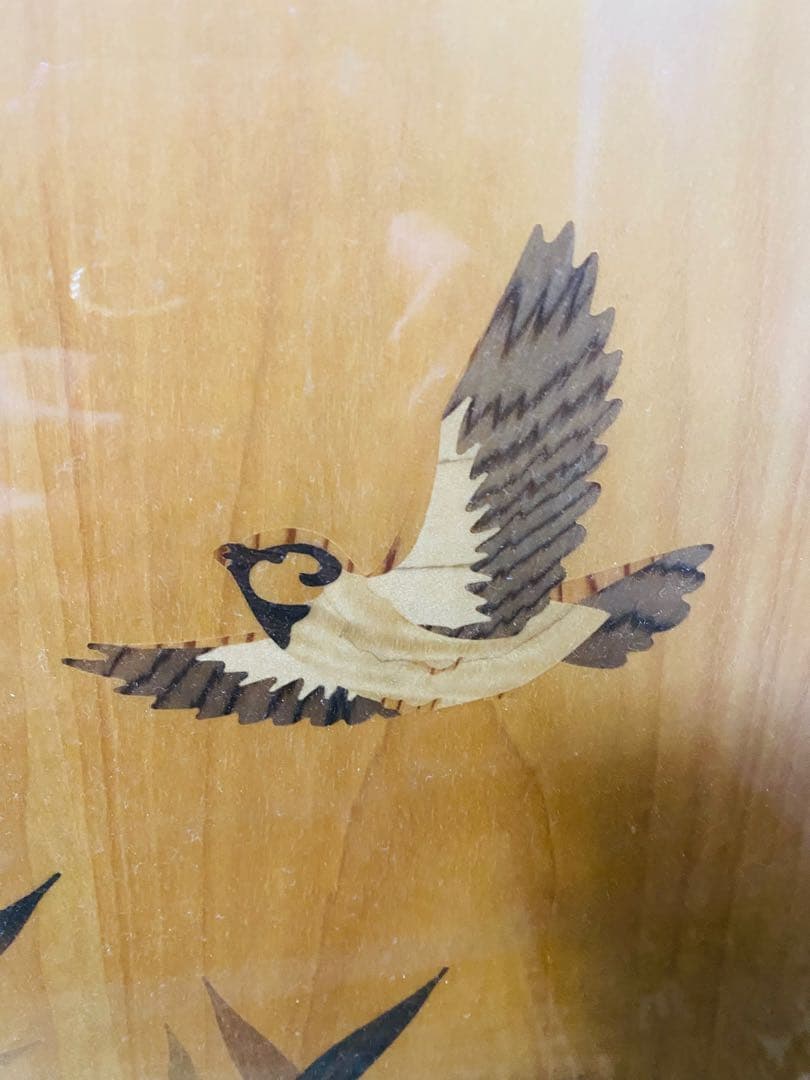 朴木立堂　富山木象嵌(ぞうがん) 額装