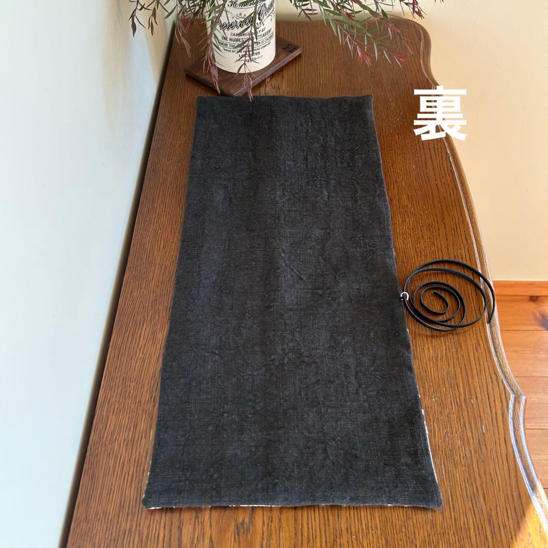 冬を楽しむバスケットカバー＊ミナペルホネンハギレ＊フランスリネン＊マルチカバー