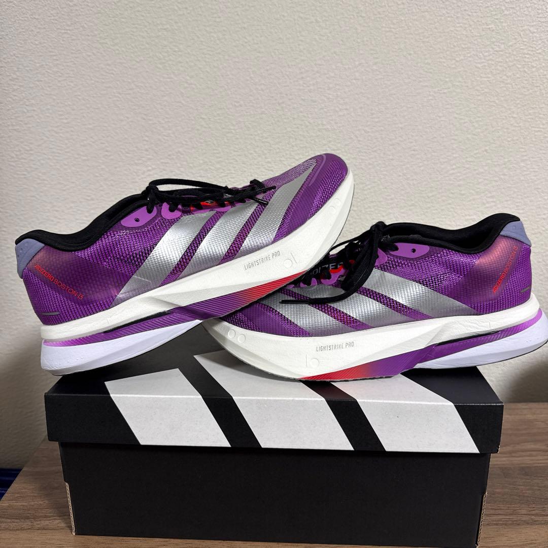 ADIDAS ADIZERO ボストン13 パープル 25.5cm