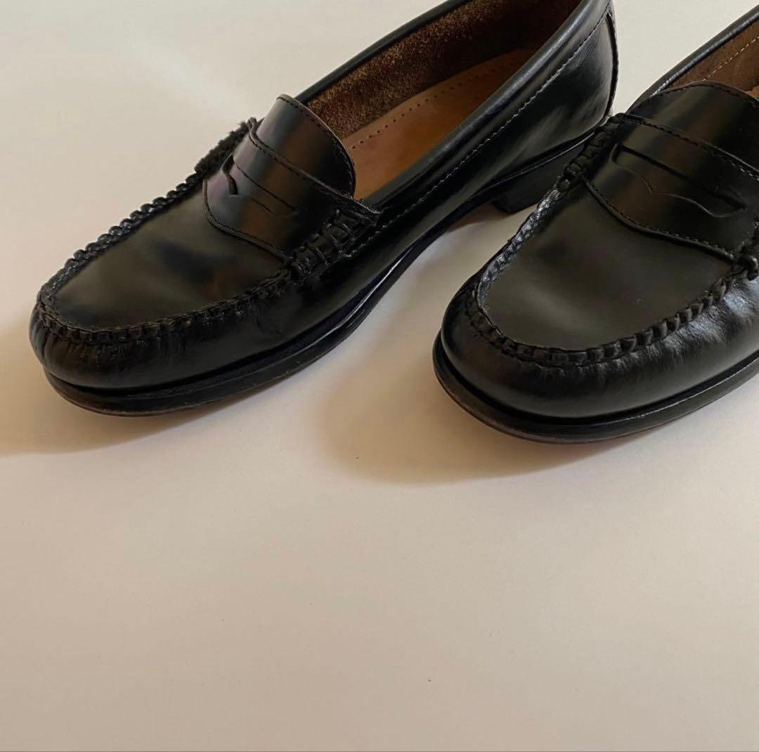 G.H.BASS ローファー US6ブラック 23.5