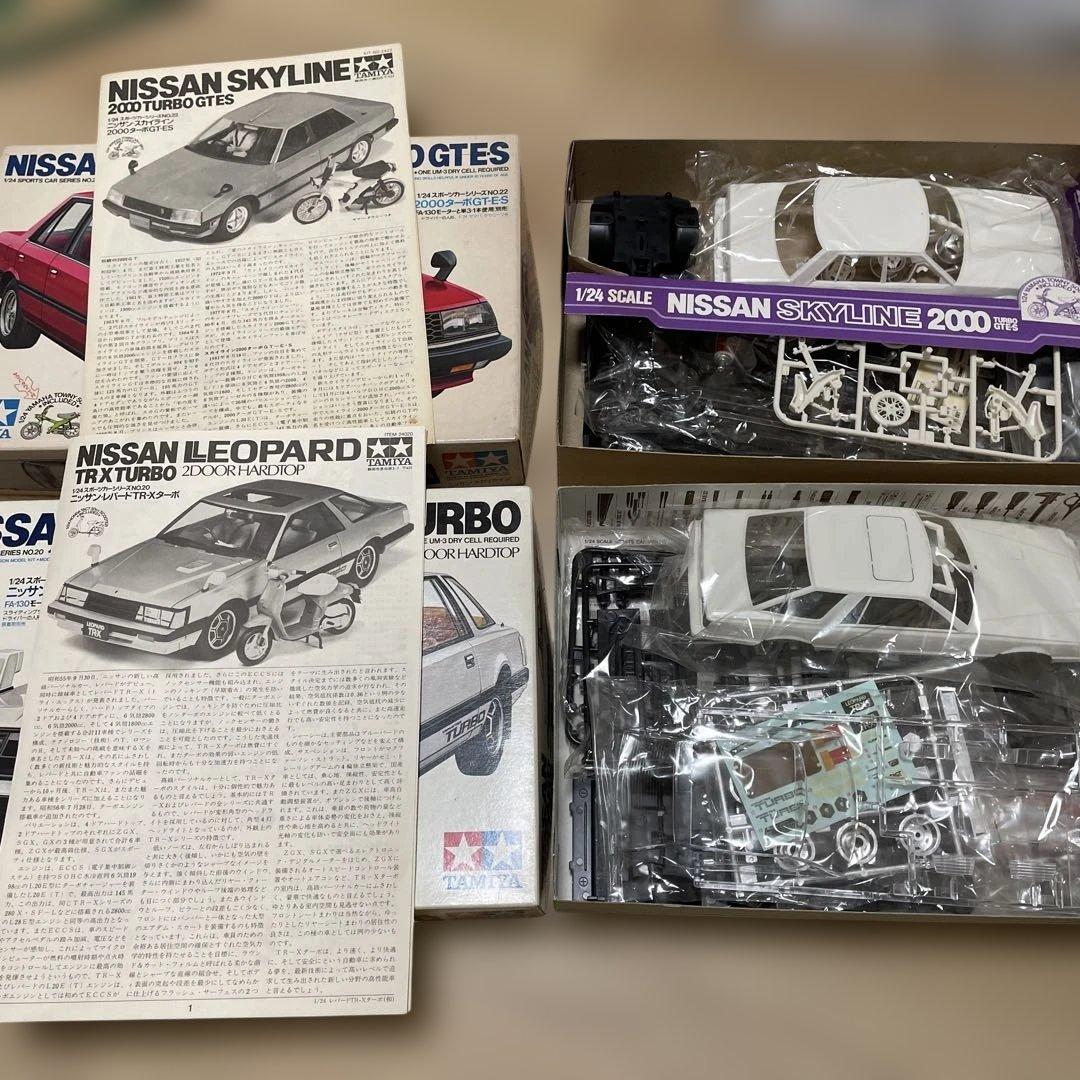 TAMIYA 日産レパードTRXターボ & スカイライン2000ターボGTES