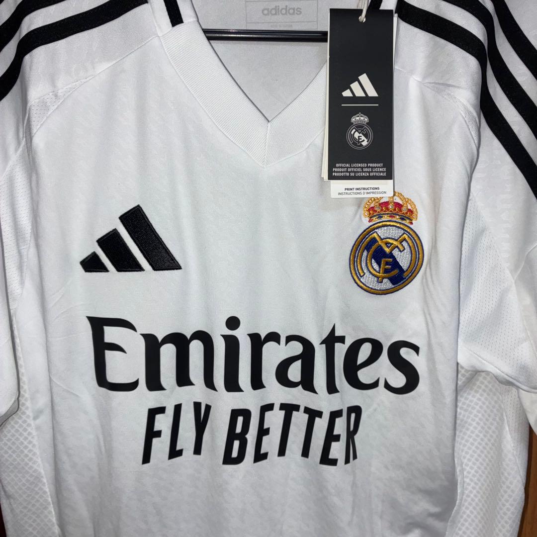 新品未使用　正規　レアルマドリード　2024 ユニフォーム　M　アディダス　CL