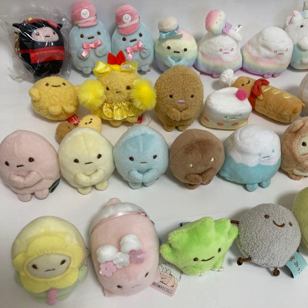 すみっコぐらし　ハウスケース＋てのりぬいぐるみ　37体　まとめ売り　たぴおか他