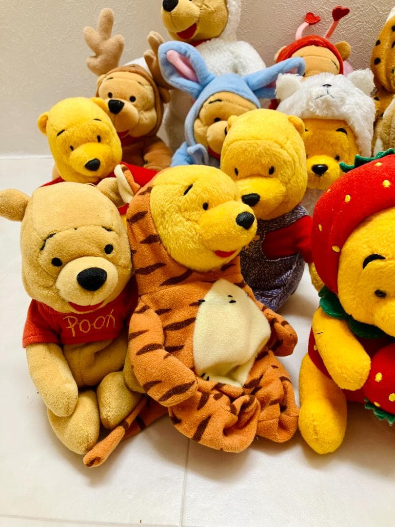 激レア希少くまのプーさん ぬいぐるみ 大量 レトロ 干支 着ぐるみ ディズニー