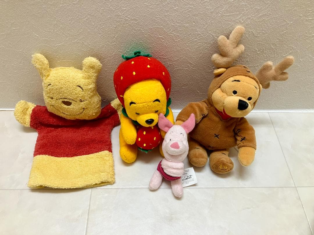 激レア希少くまのプーさん ぬいぐるみ 大量 レトロ 干支 着ぐるみ ディズニー