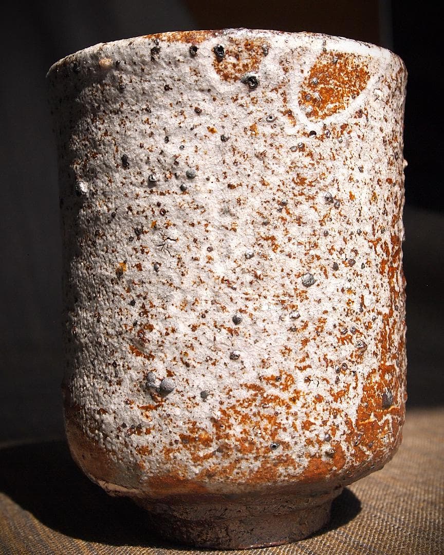 人気作家★中川恭平【師＆父：中川自然坊】★粉引唐津湯のみB