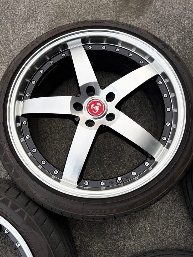 20インチ アルミホイールセット 245/35-20 245/25R20