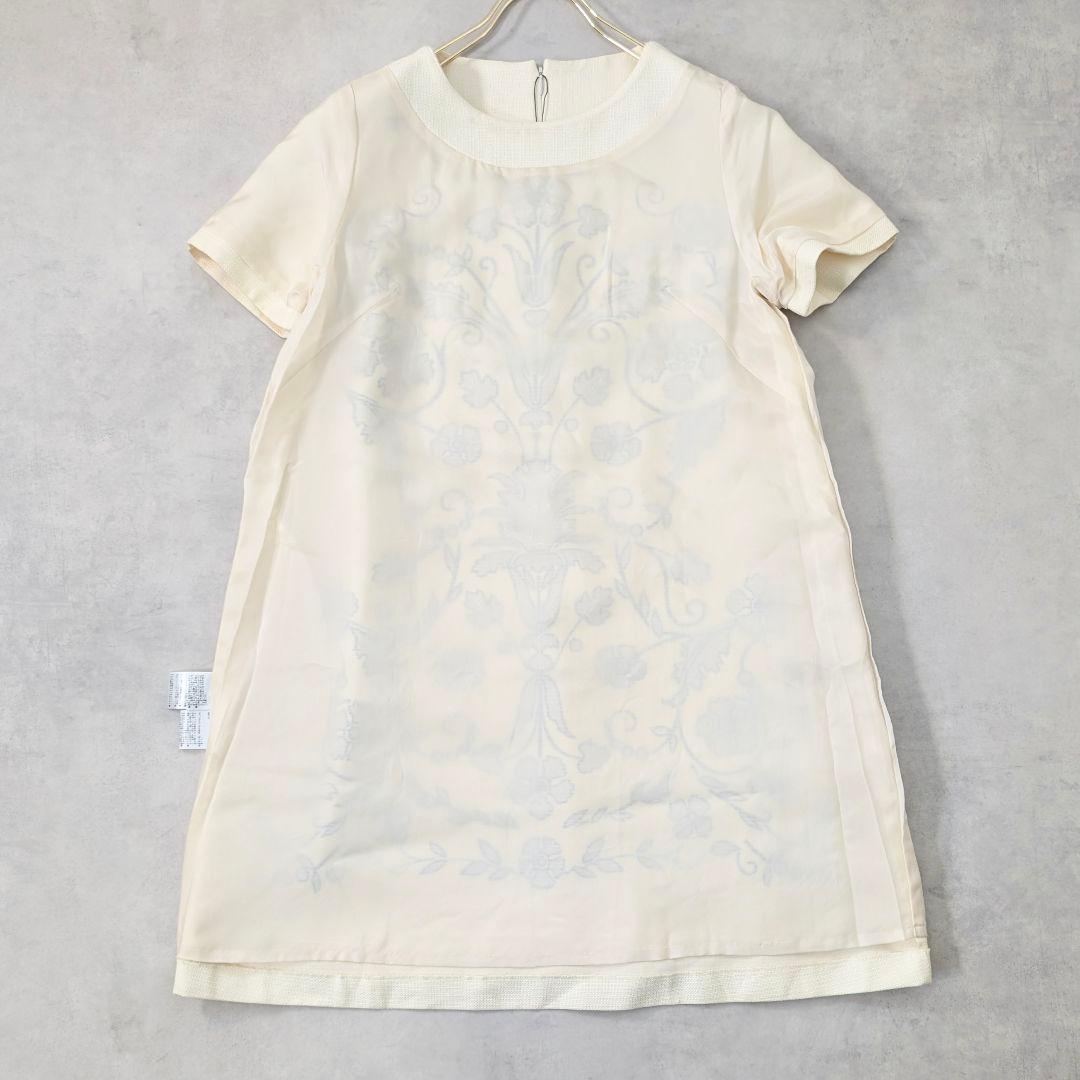 未使用タグ付き★ADORE アドーア ワンピース ビジュー付き サイズ38