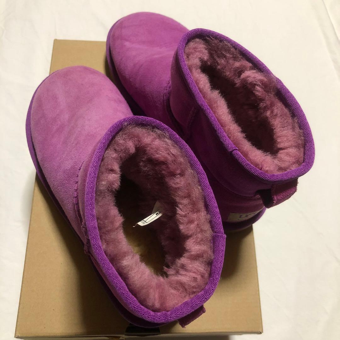 値下げUGG ムートンブーツ パープル