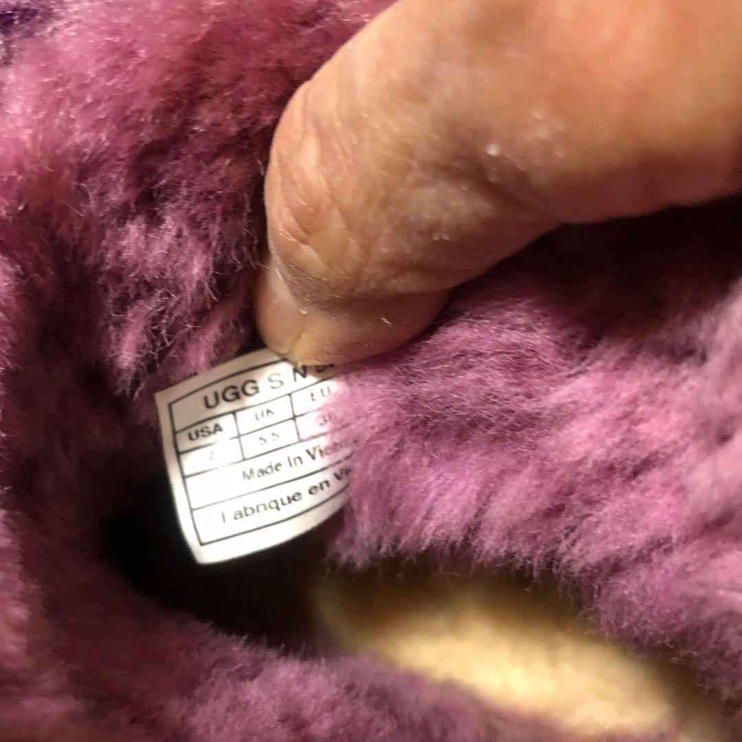 値下げUGG ムートンブーツ パープル
