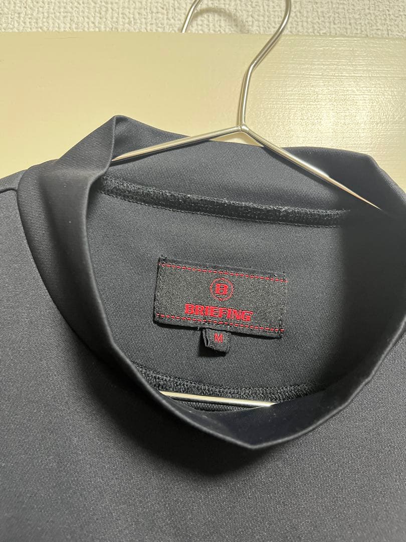 BRIEFING GOLF 半袖モックネック Tシャツ M