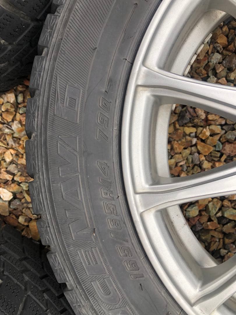 165/65R14 スタッドレスタイヤ ホイールセット【グッドイヤー】