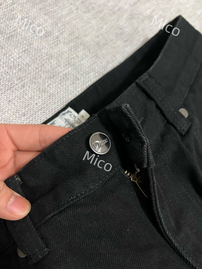 Dime ダイム ブラックバギージーンズ デニム パンツ S