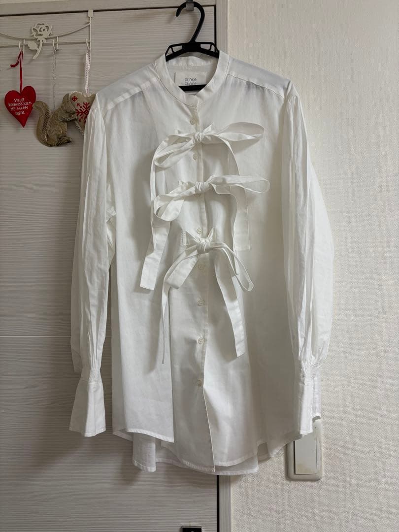 クリンクルクリンクルクリンクル　リボンブラウス