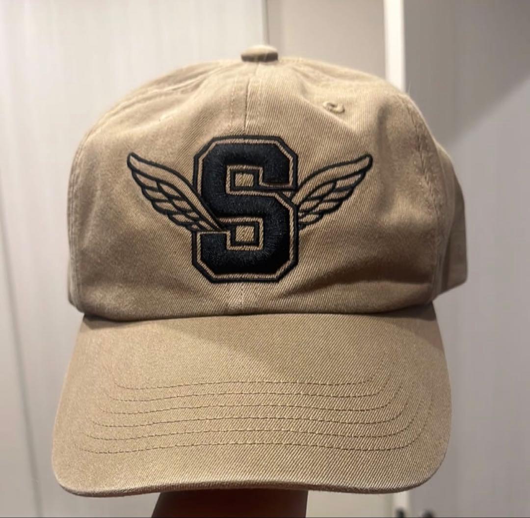 Supreme Wings Logo 6-Panel Tan キャップ