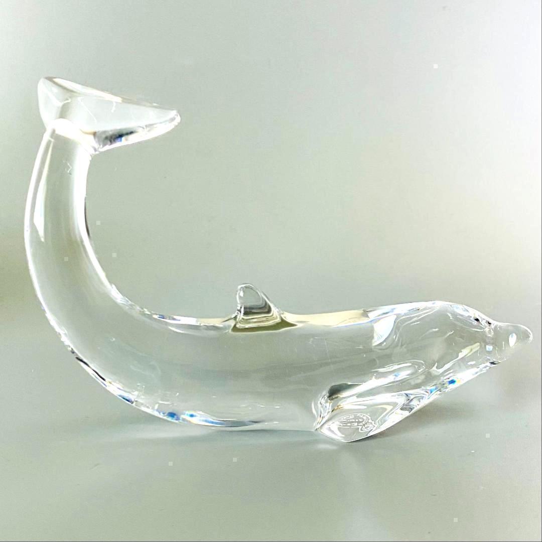 【バカラ】イルカ 動物 置物 インテリア baccarat 人脈、恋愛運、結婚