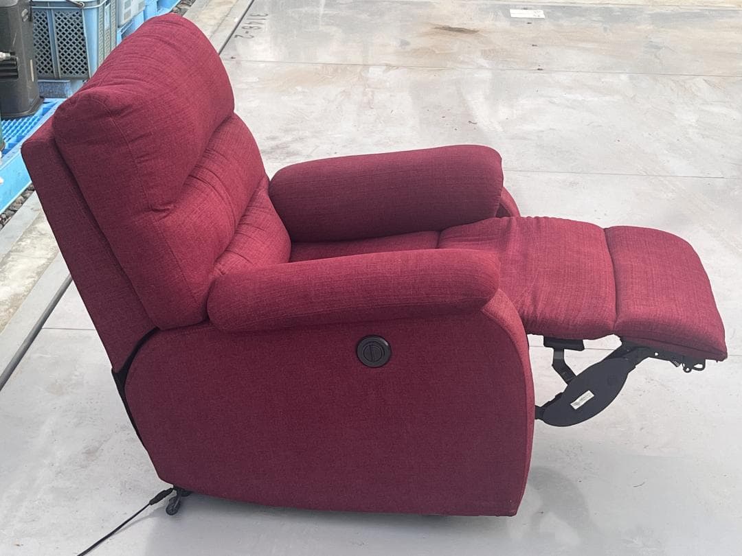 nitori 一人掛け布張りソファー　電動リクライニング　岐阜発　引取り歓迎
