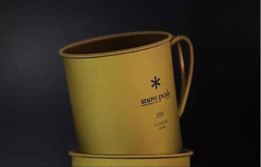  Peak海外限定販売チタンマグ 300シングルウォール・ゴールド☆新品