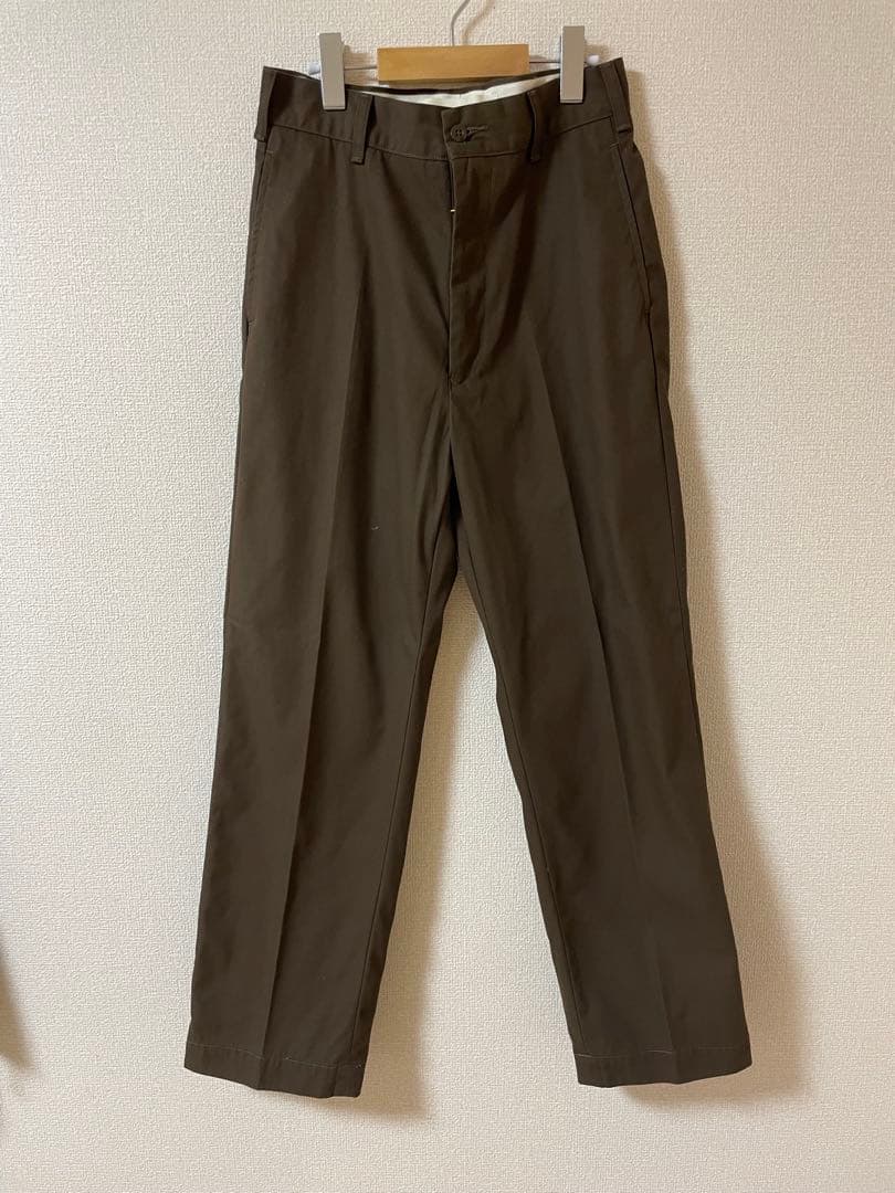 tsu-u 　WASHED HIGH WAIST CHINO 36