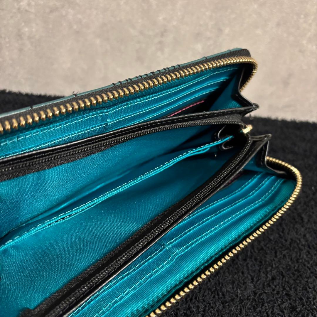 未使用品 初音ミク 本革ウォレット＆名刺入れセット 特製ギフトボックス