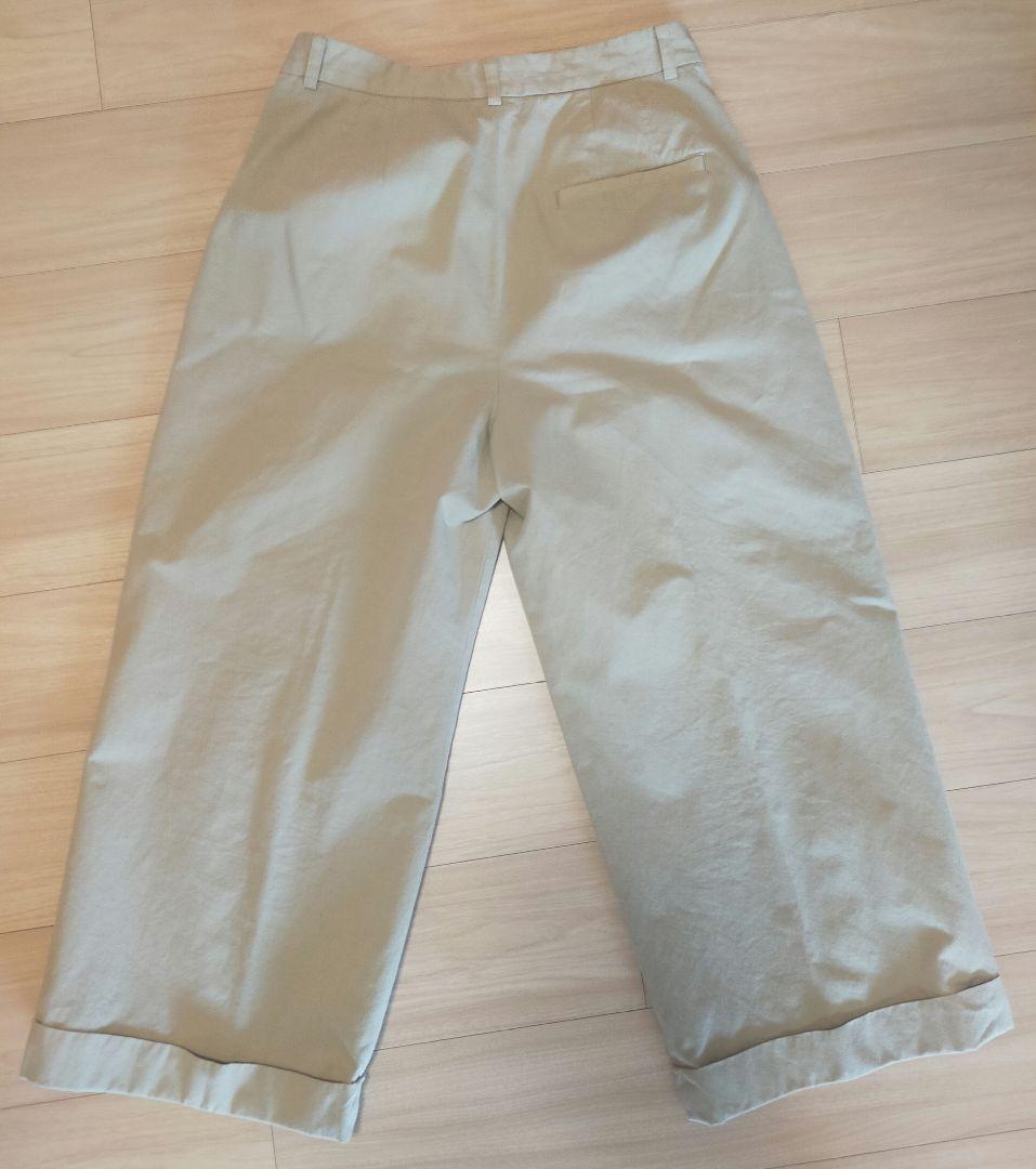 6(ROKU)　コットン チノ ワイド パンツ