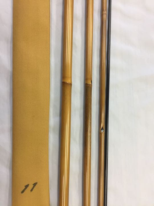 ヘラ竿（純正竹）口巻 　山サ竹粋　11尺