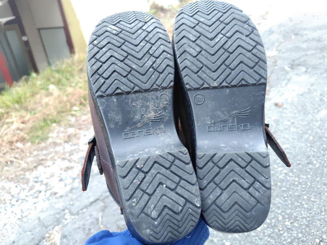 dansko ダンスコ レザー サボサンダル レディース 38 ダークブラウン