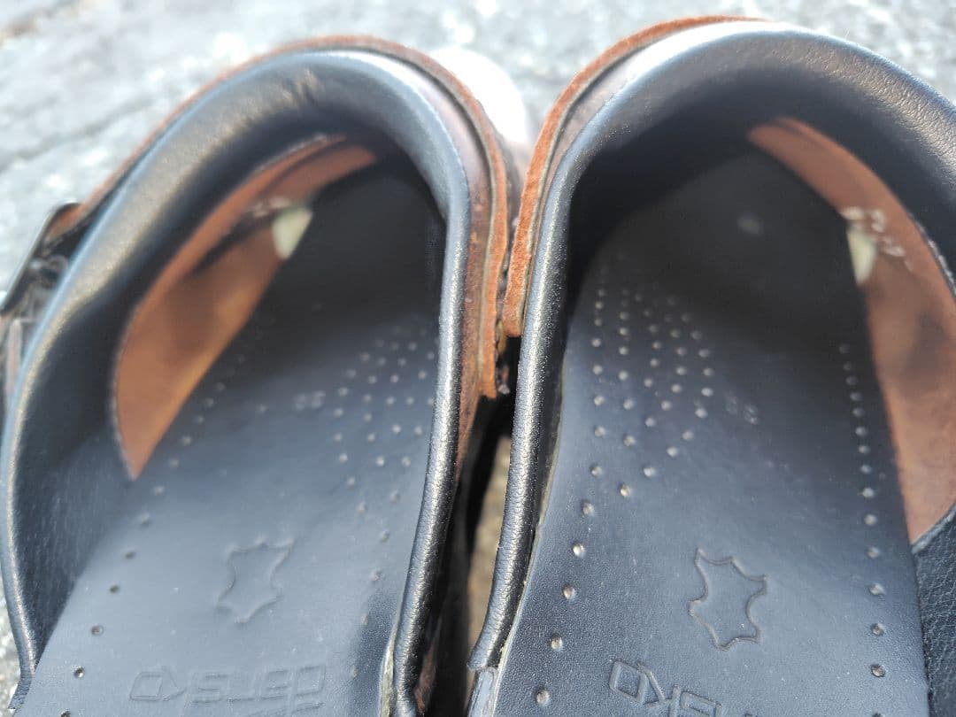 dansko ダンスコ レザー サボサンダル レディース 38 ダークブラウン