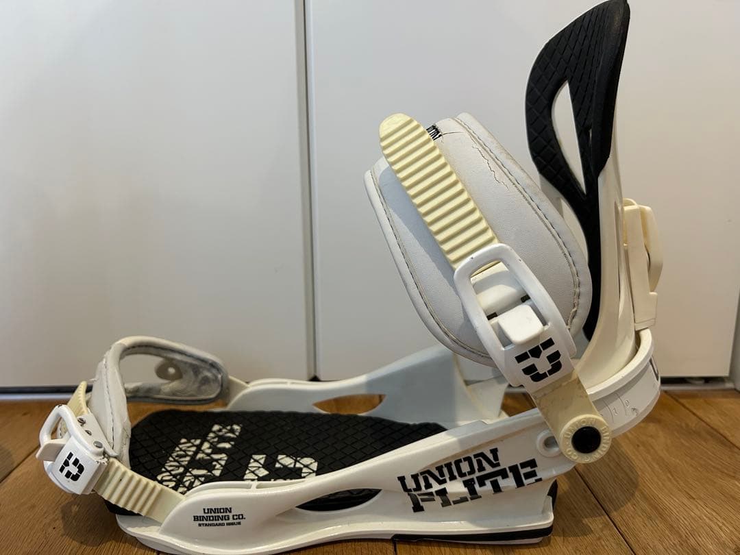 UNION スノーボードビンディング ホワイト　L