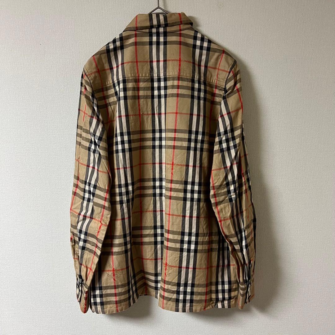 90s burberrys（バーバリー）ノバチェック シャツ/S/ノバチェック