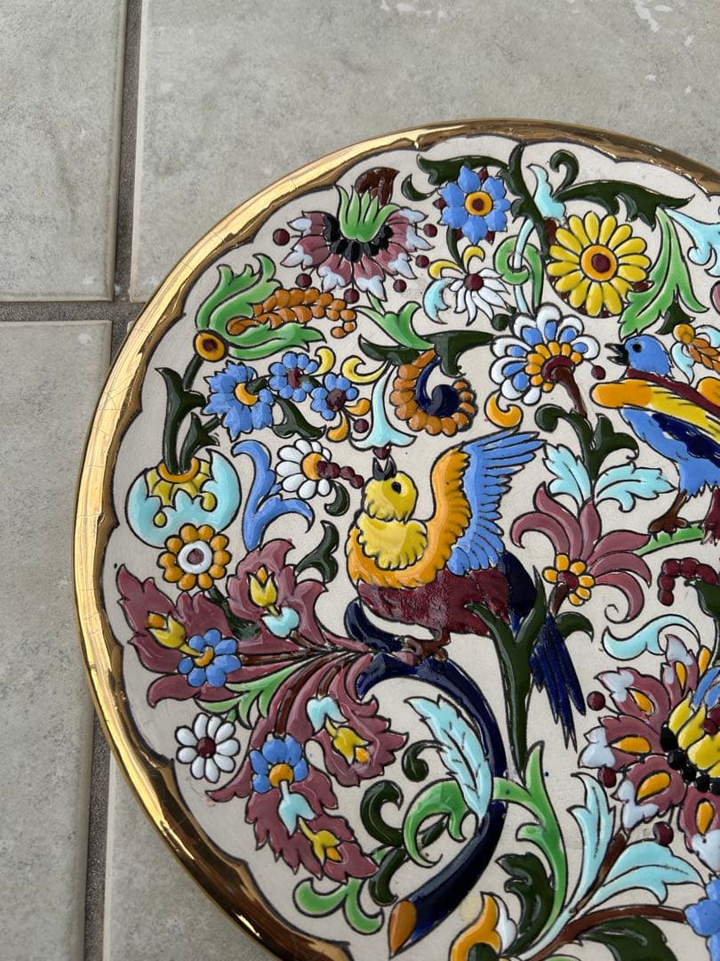 工芸品 Esmaltado a mano 24k 27.5