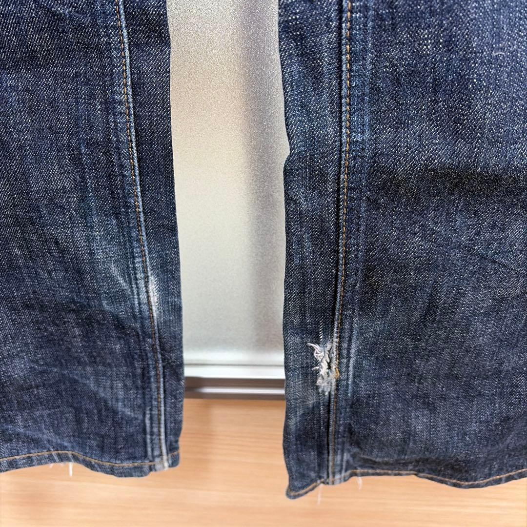 絡繰魂ドラゴン刺繍 デニムパンツ　30