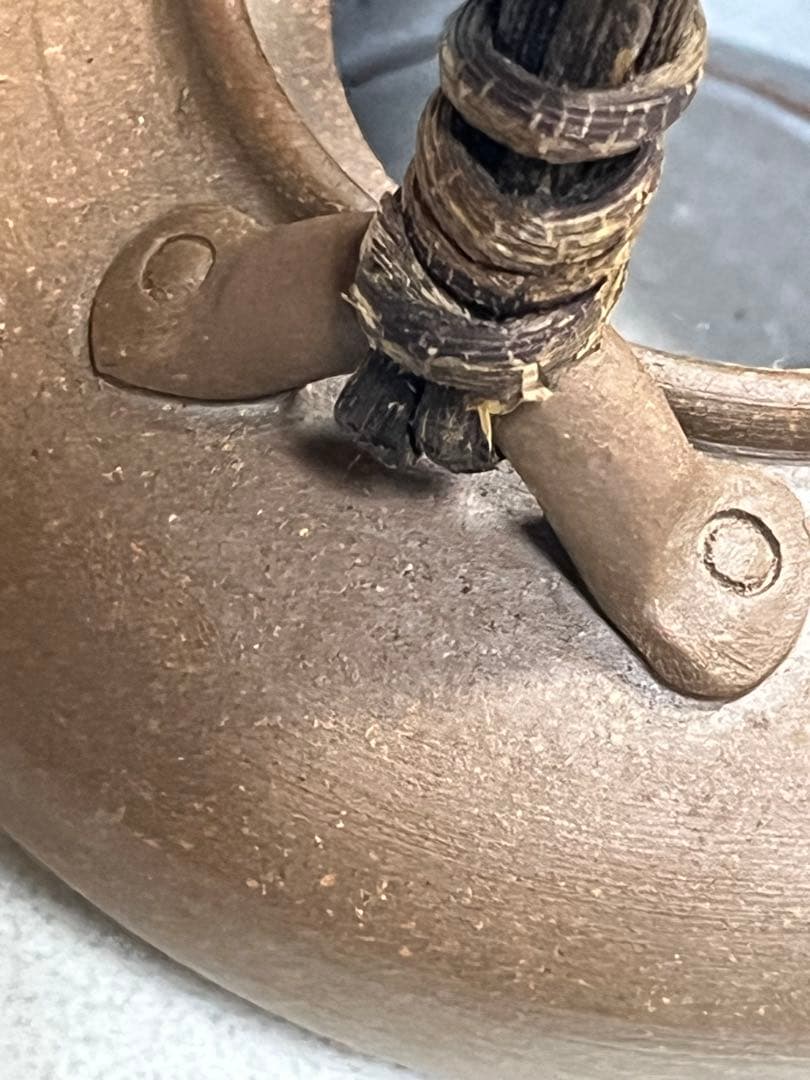 急須　朱泥　天竜峡焼　楽雅