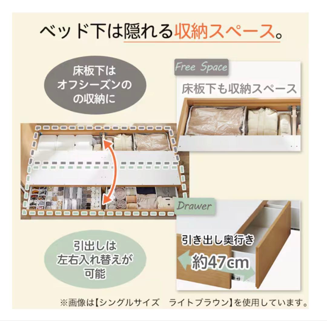 Hです！ニトリ ダブル ベッドフレーム