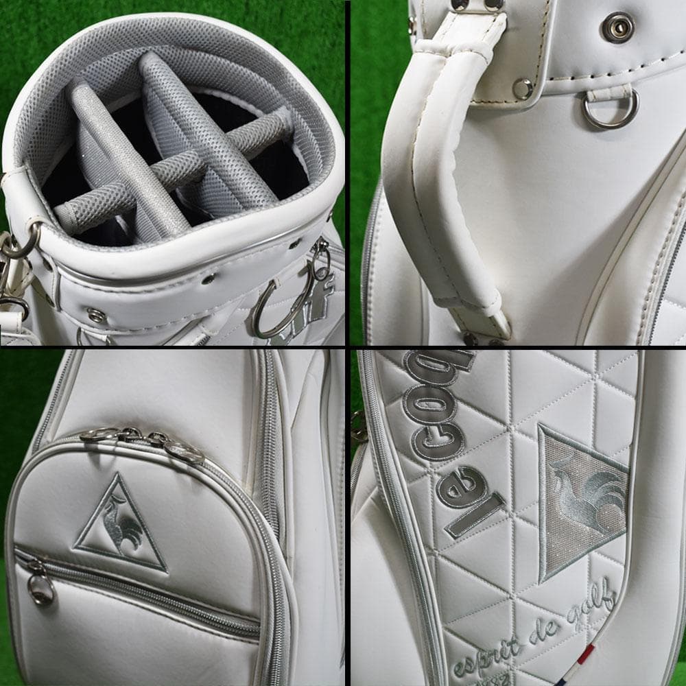 ルコックスポルティフ/ゴルフ レディース キャディバッグ８.５型 中古！