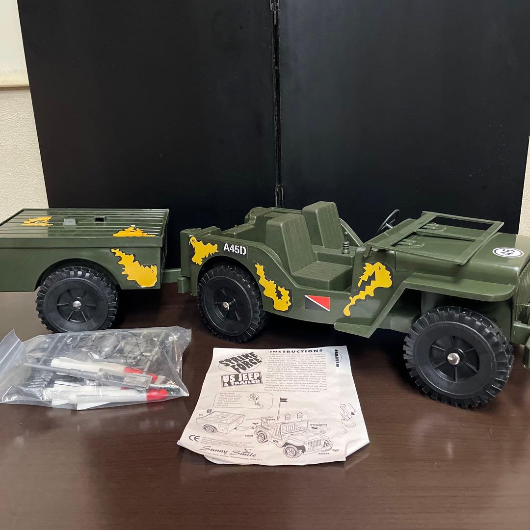 1/6 ミリタリージープ　トレーラー付き