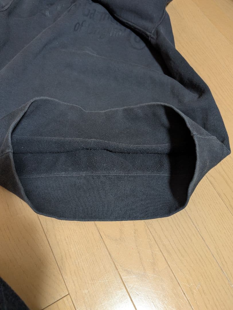 デラックスウエア　スウェット　S101 BLACKプリント　Lサイズ