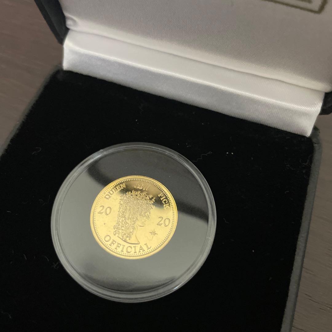 クイーン　QUEEN ブライアンメイ　6ペンス　　500個限定品 ゴールド