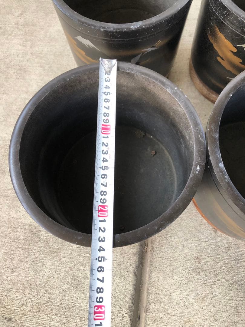 火鉢4個セット(E67)