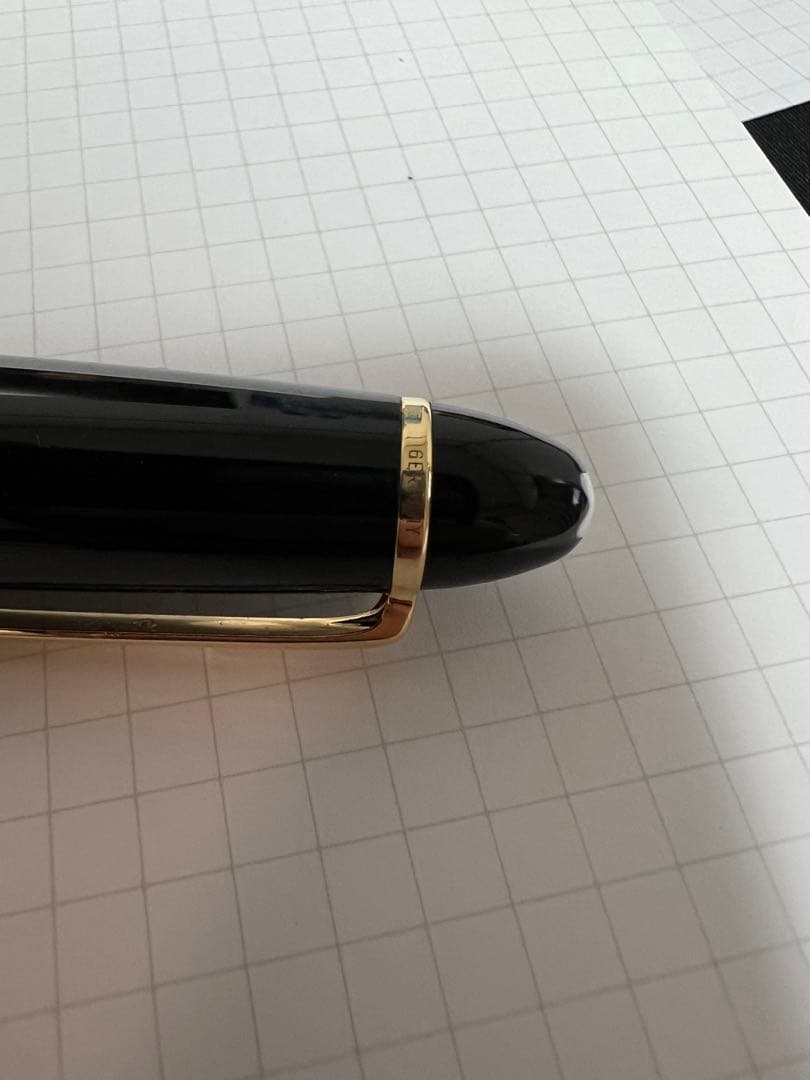 モンブラン マイスターシュテュック 146 万年筆 14C 全金 F 細字