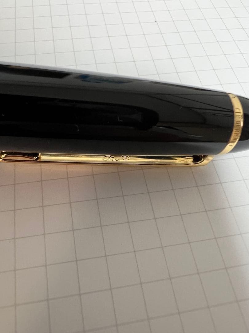 モンブラン マイスターシュテュック 146 万年筆 14C 全金 F 細字