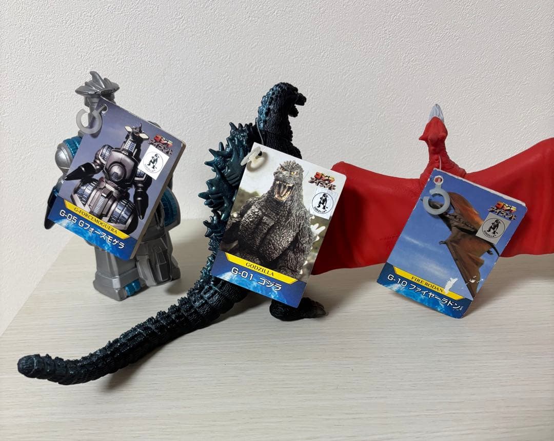 ゴジラ・Gフォースモゲラ•ファイヤーラドン 1998年製　バンダイ