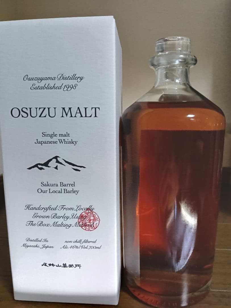 OSUZU MALT Sakura　barrel　シングルモルトウイスキー