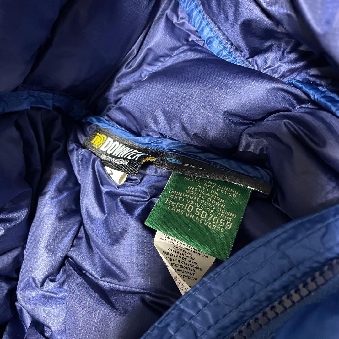 エルエルビーン　ダウンジャケット　クレイターレイク　パフダウン　ブルー　tech