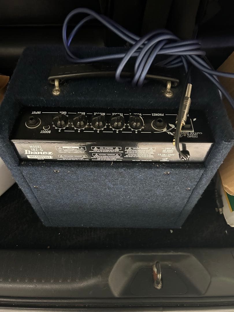 GiO Ibanez GRX70QA キルトメイプル ブルー　アンプセット